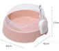 Round Odor-Proof Semi-Closed Cat Litter Box