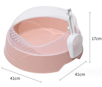 Round Odor-Proof Semi-Closed Cat Litter Box