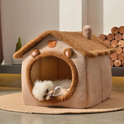 Cozy Cat Gingerbread House