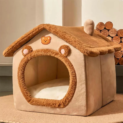 Cozy Cat Gingerbread House