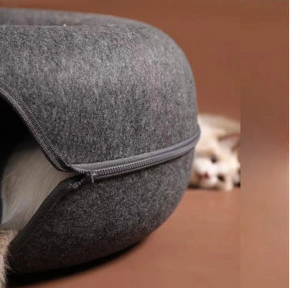 Donut Cat Cave Bed