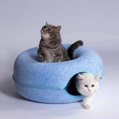 Donut Cat Cave Bed